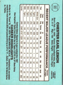 1985 Donruss Chet Lemon