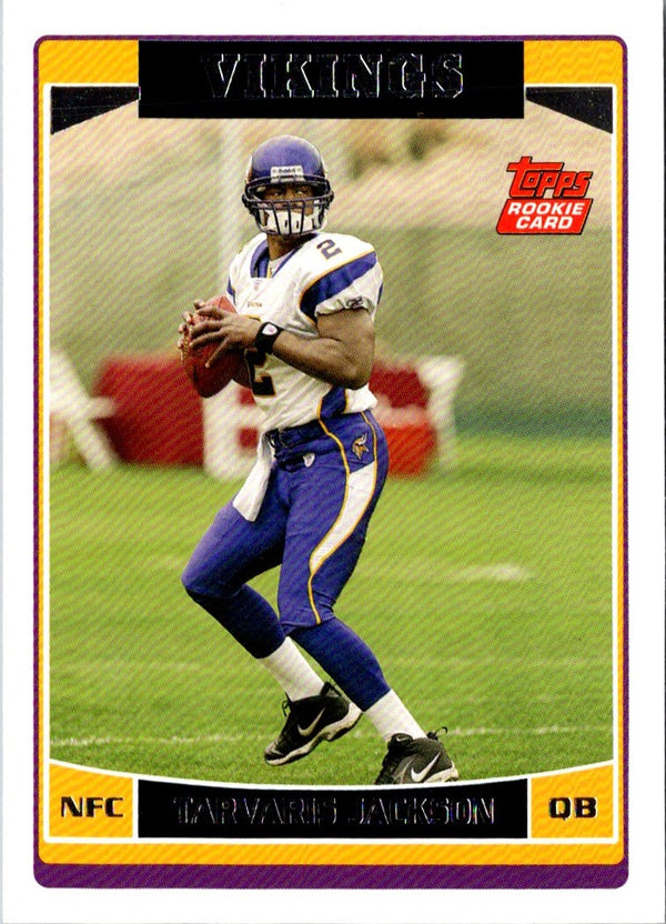2006 Topps Tarvaris Jackson #384 Rookie