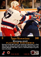 1991 Pro Set Platinum Teppo Numminen #248