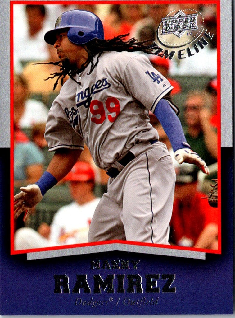 2008 Upper Deck Timeline Manny Ramirez