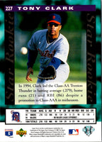 1995 Upper Deck Tony Clark #227