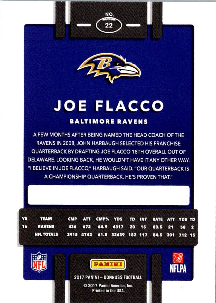 2017 Donruss Joe Flacco