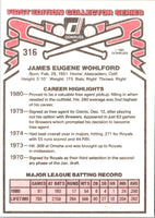 1981 Donruss Jim Wohlford #316