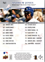 2008 Upper Deck Andruw Jones #761