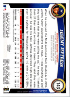 2011 Topps Jeremy Jeffress #143 Rookie