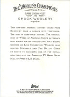 2011 Topps Allen & Ginter Chuck Woolery #223