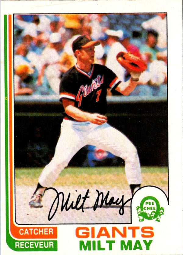 1982 O-Pee-Chee Milt May #242