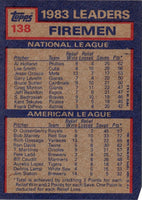 1984 Topps Nestle Al Holland/Dan Quisenberry #138