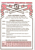 1981 Donruss Jack Clark #315