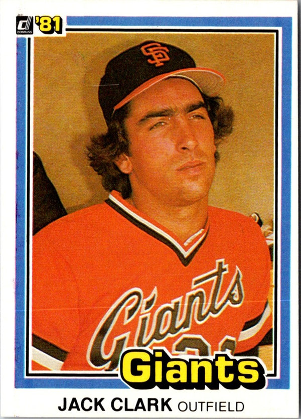 1981 Donruss Jack Clark #315