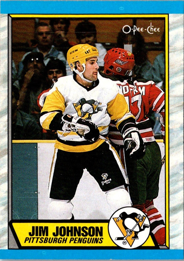 1989 O-Pee-Chee Jim Johnson #77