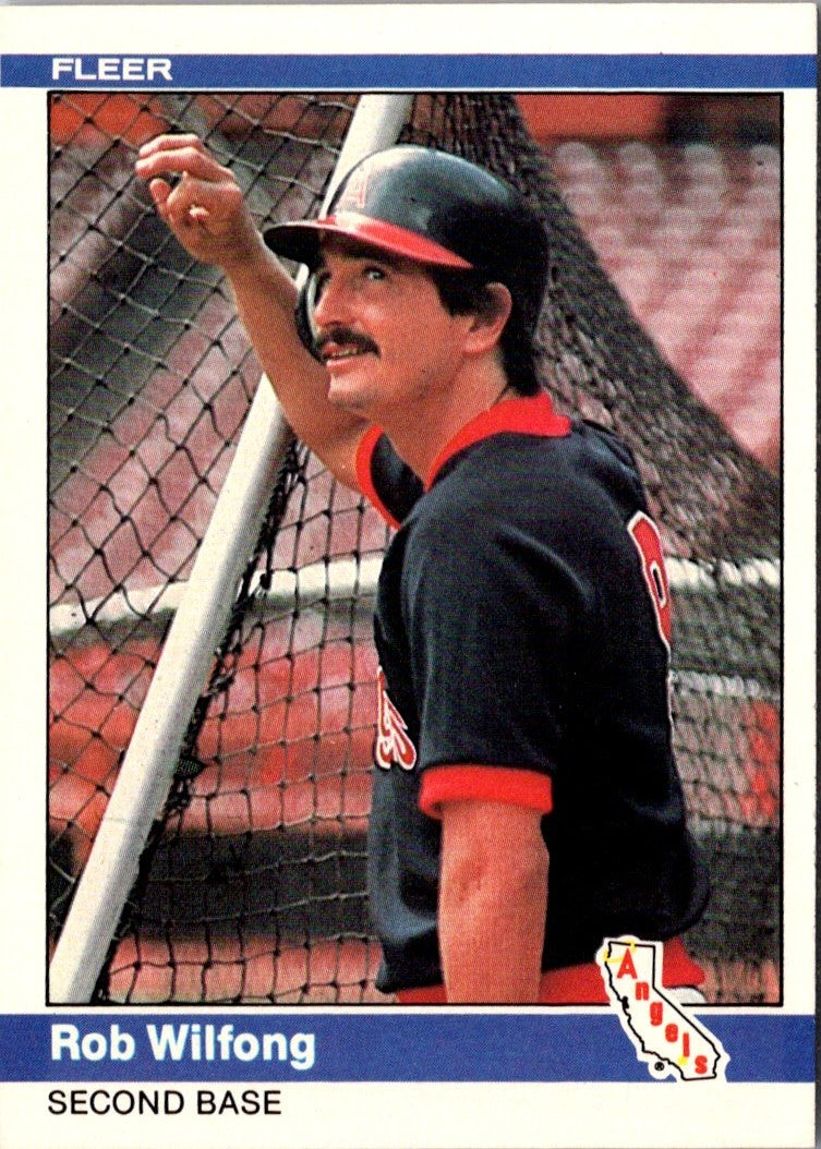 1984 Fleer Rob Wilfong