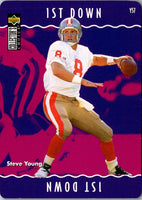1996 Collector's Choice Update You Make The Play Steve Young #Y12