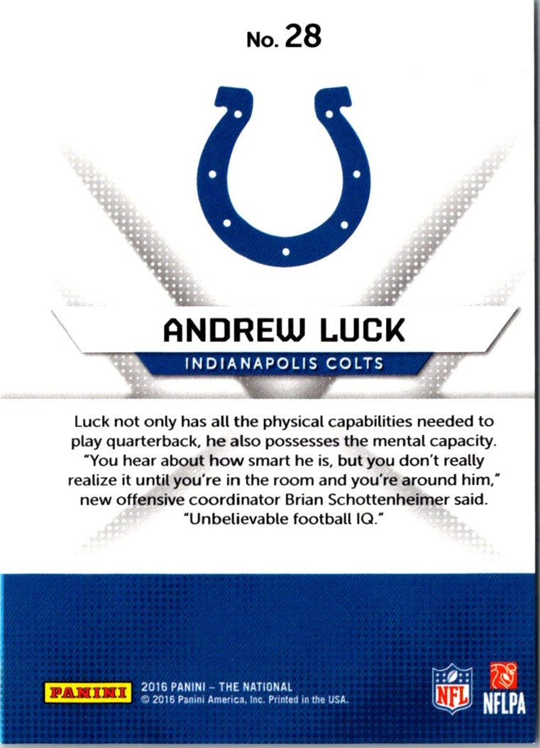 2016 Panini Infinity Andrew Luck