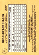 1985 Donruss Brad Gulden