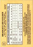 1985 Donruss Brad Gulden #365