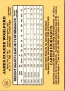 1985 Donruss Jim Wohlford