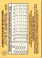 1985 Donruss Jim Wohlford #585