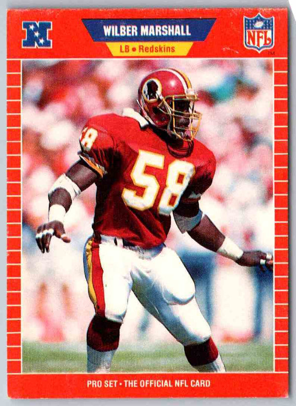 1989 NFL Proset Wilber Marshall #482