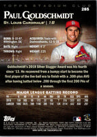 2019 Stadium Club Paul Goldschmidt #285