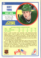 1990 Score Scott Young #21