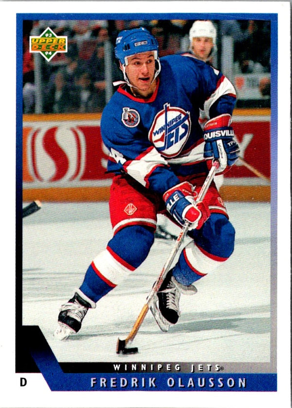 1993 Upper Deck Fredrik Olausson #209