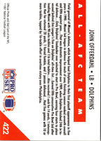1991 Pro Set John Offerdahl #422