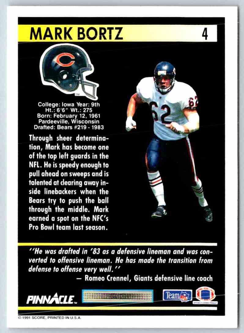 1991 Pinnacle Mark Bortz