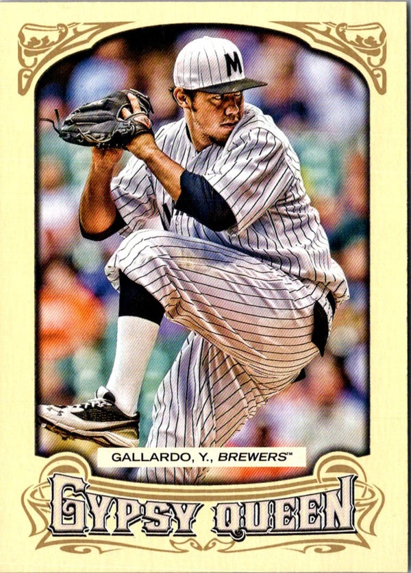 2014 Topps Gypsy Queen Yovani Gallardo #174