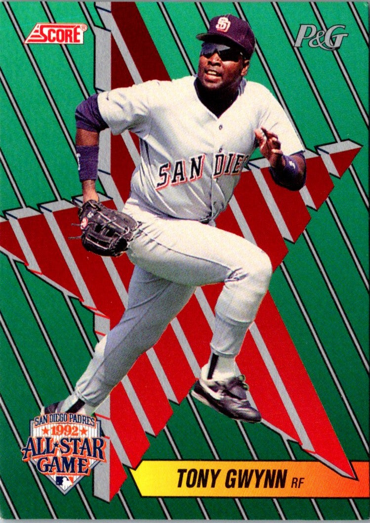 1992 Score Proctor and Gamble Tony Gwynn