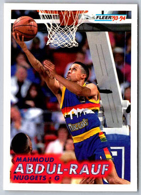 1993 Fleer Mahmoud Abdul-Rauf #50