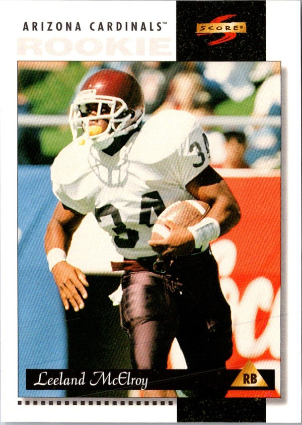 1996 Score Leeland McElroy #229 Rookie