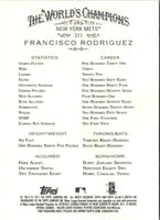 2011 Topps Allen & Ginter Francisco Rodriguez #211