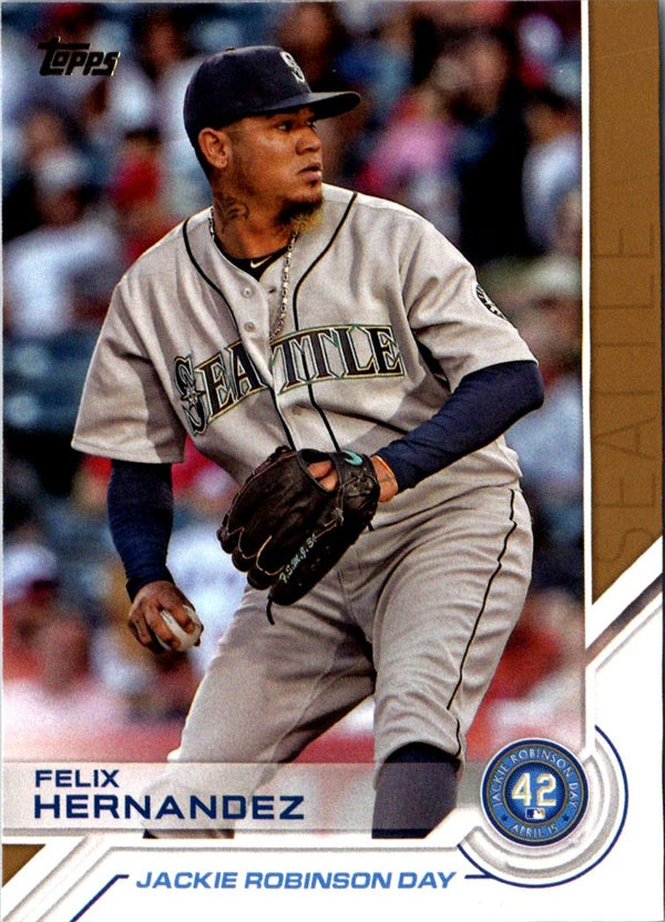 2017 Topps Jackie Robinson Day Felix Hernandez #JRD-12