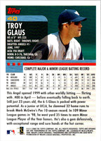 2000 Topps Opening Day Troy Glaus #40