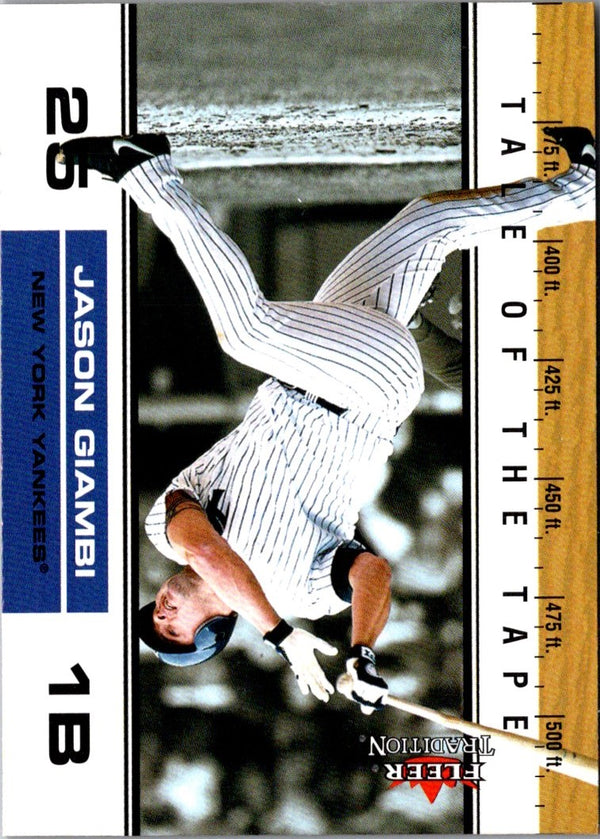 2002 Fleer Tradition Update Jason Giambi #U391