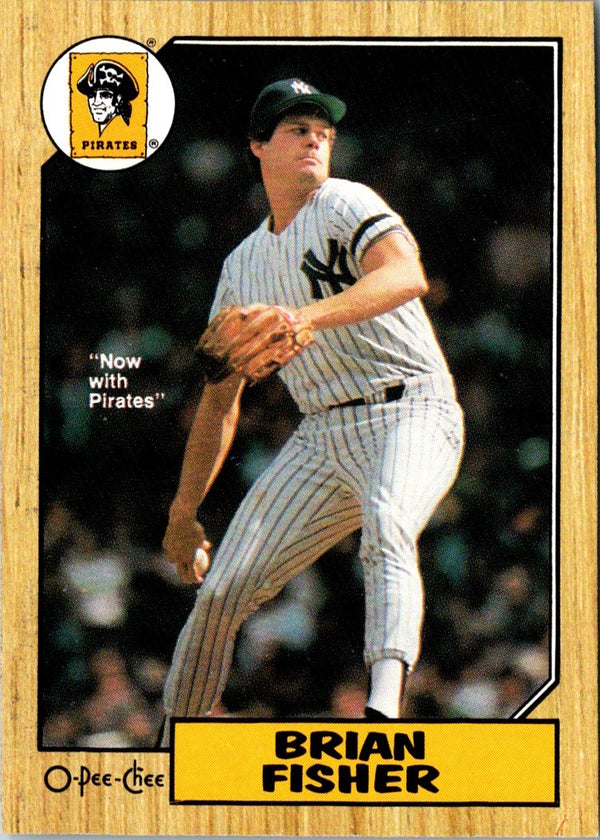 1987 O-Pee-Chee Brian Fisher #316