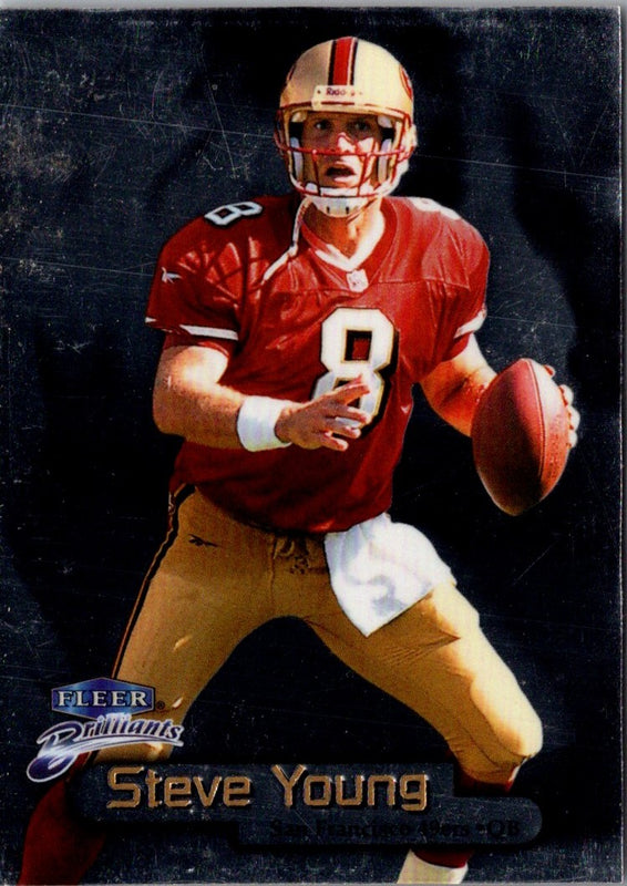 1998 Fleer Brilliants Steve Young #50
