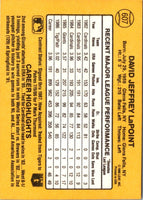 1987 Donruss Dave LaPoint #607