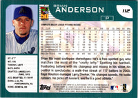 2001 Topps Brian Anderson #112