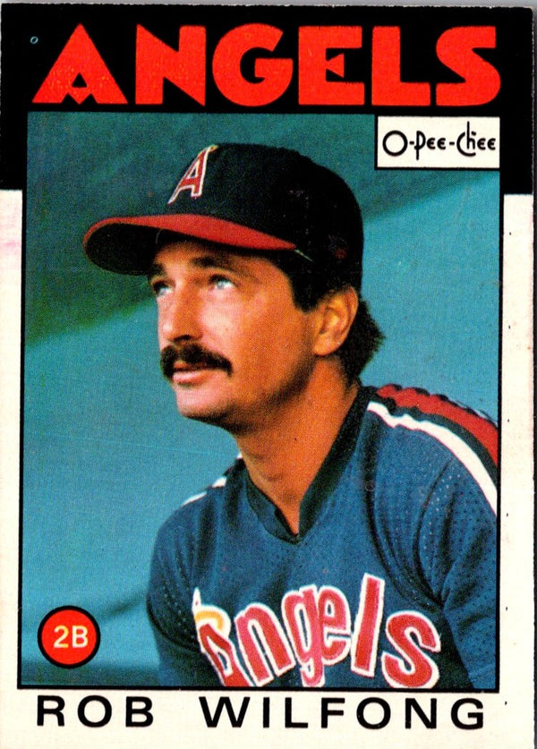 1986 O-Pee-Chee Rob Wilfong #393