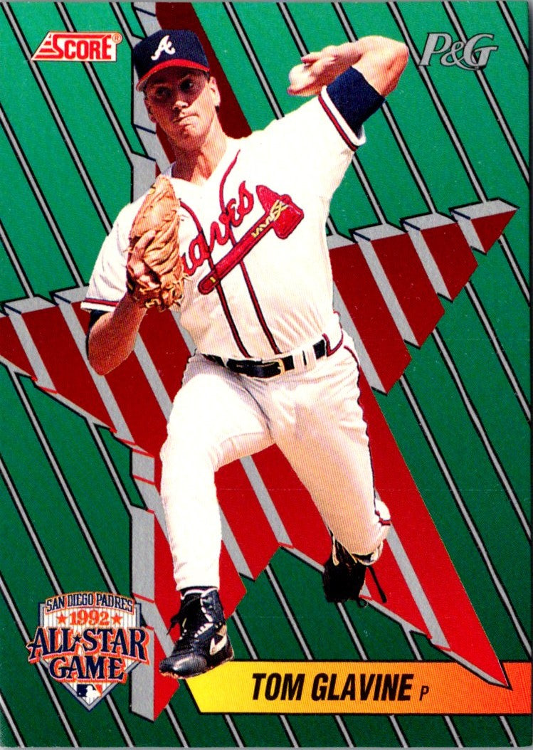 1992 Score Proctor and Gamble Tom Glavine