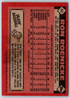 1986 Topps Ron Roenicke #63