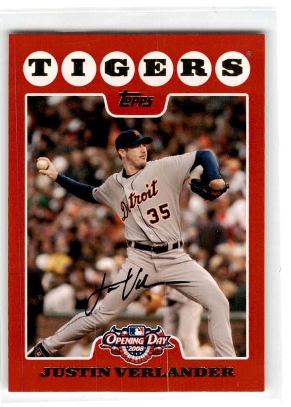 2008 Topps Opening Day Justin Verlander #149