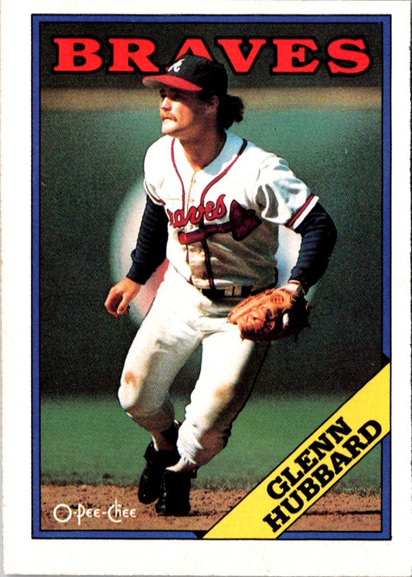 1988 O-Pee-Chee Glenn Hubbard #325