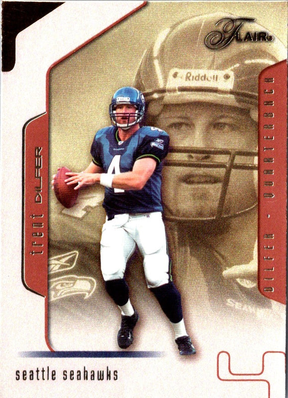 2002 Flair Trent Dilfer #73