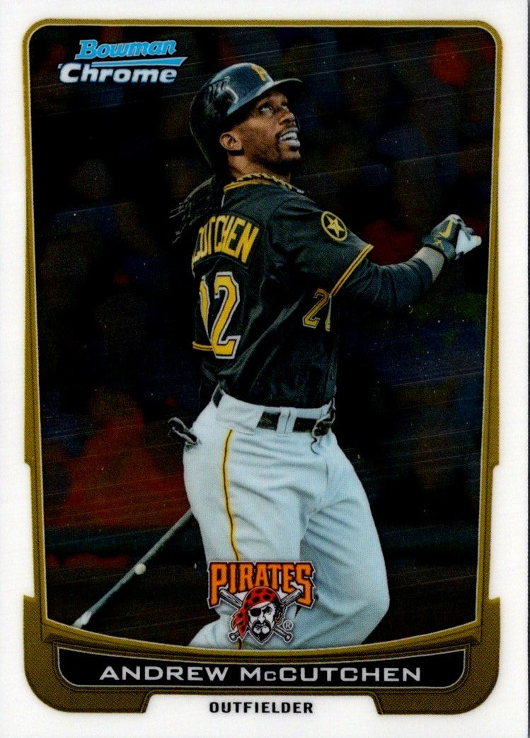 2012 Bowman Chrome Andrew McCutchen