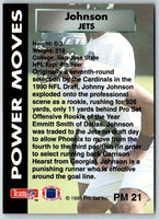 1993 Pro Set Power Moves Gold Johnny Johnson #PM21