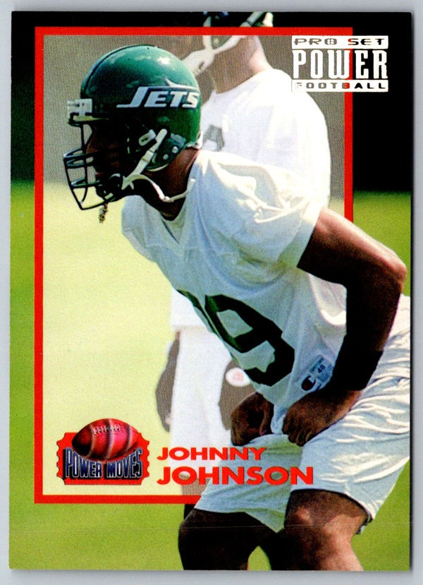 1993 Pro Set Power Moves Gold Johnny Johnson #PM21