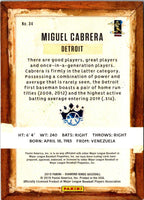 2019 Panini Diamond Kings Miguel Cabrera #34